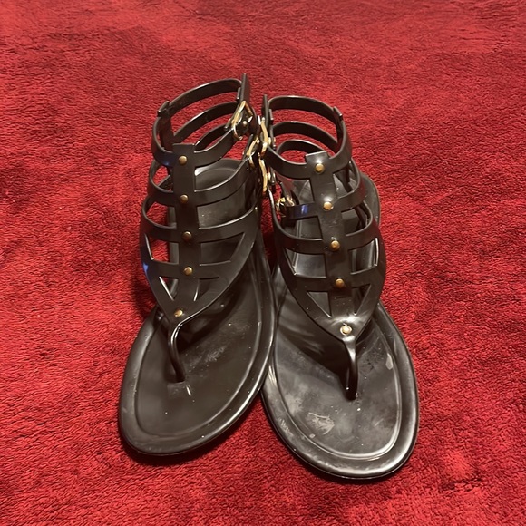 Jimmy Choo Black Jelly Sandals - Picture 2 of 4